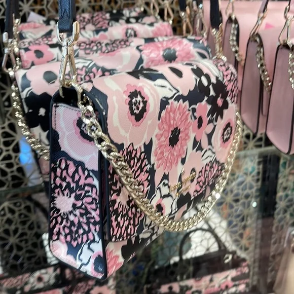 Kate Spade carson convertible crossbody PINK MULTI - Picture 8 of 16